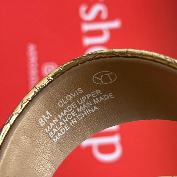 Aerosoles Womens Clovis Gold Metallic Slip On Open Toe Pool Slides Sandals - Picture 6 of 7